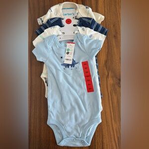 NWT Carter's 4 Piece Bodysuit Set Size 9 Months